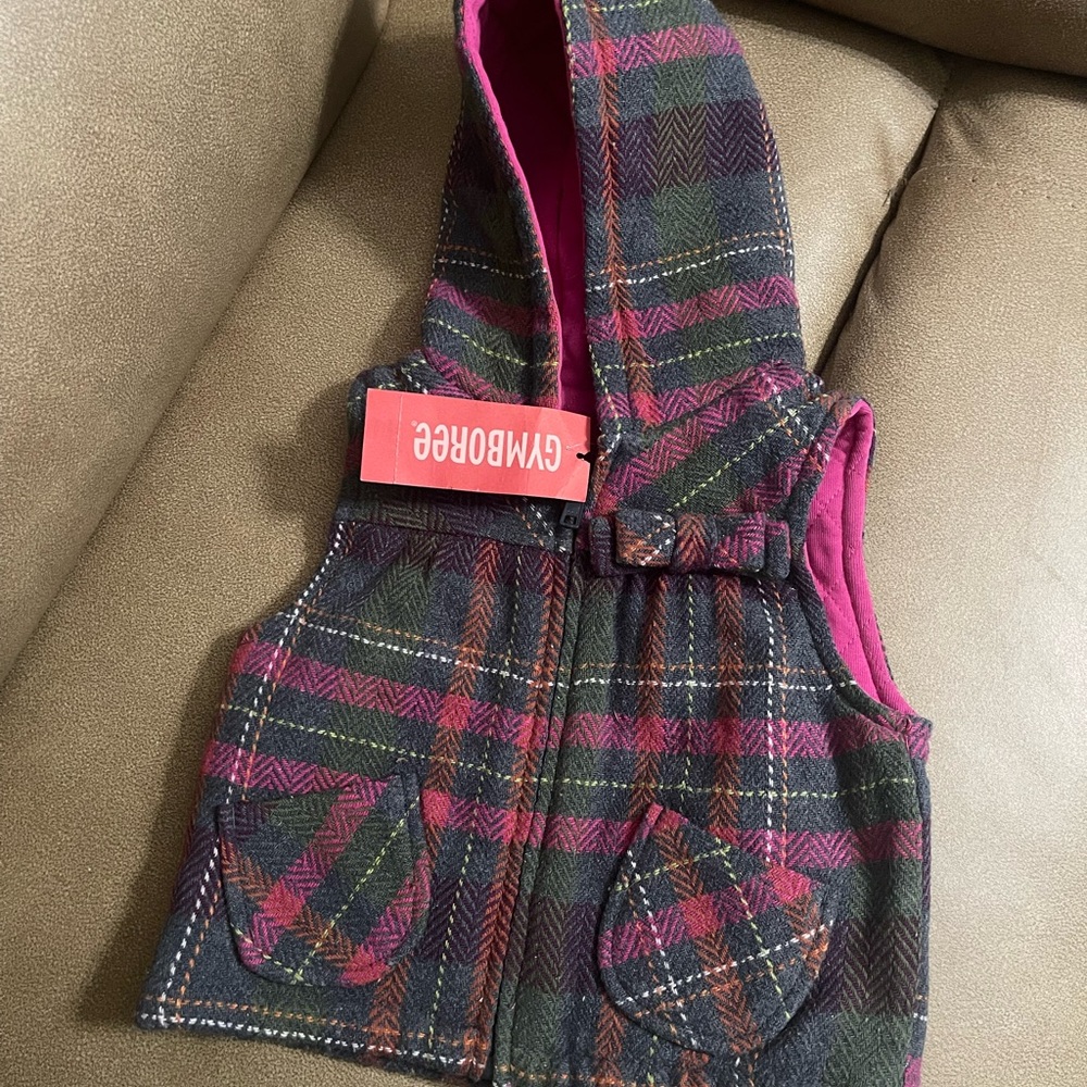 Vintage Gymboree Fall Forrest Line - Bow Vest